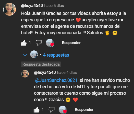 Mensaje real de un alumno de Juan Te Avisa (2)